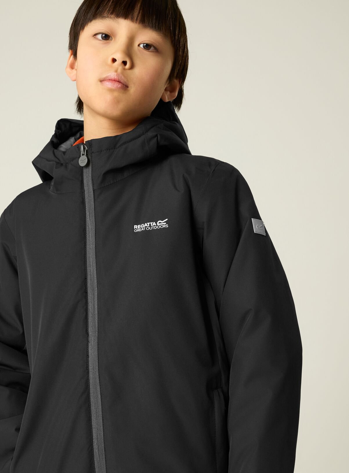 REGATTA Hurdle Waterproof Insulated Jacket Black 9-10 years - Image 5 thumbnail